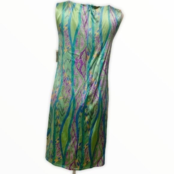 Girlfriend by Silversilk Sleeveless Silk Dress - Picture 4 of 8